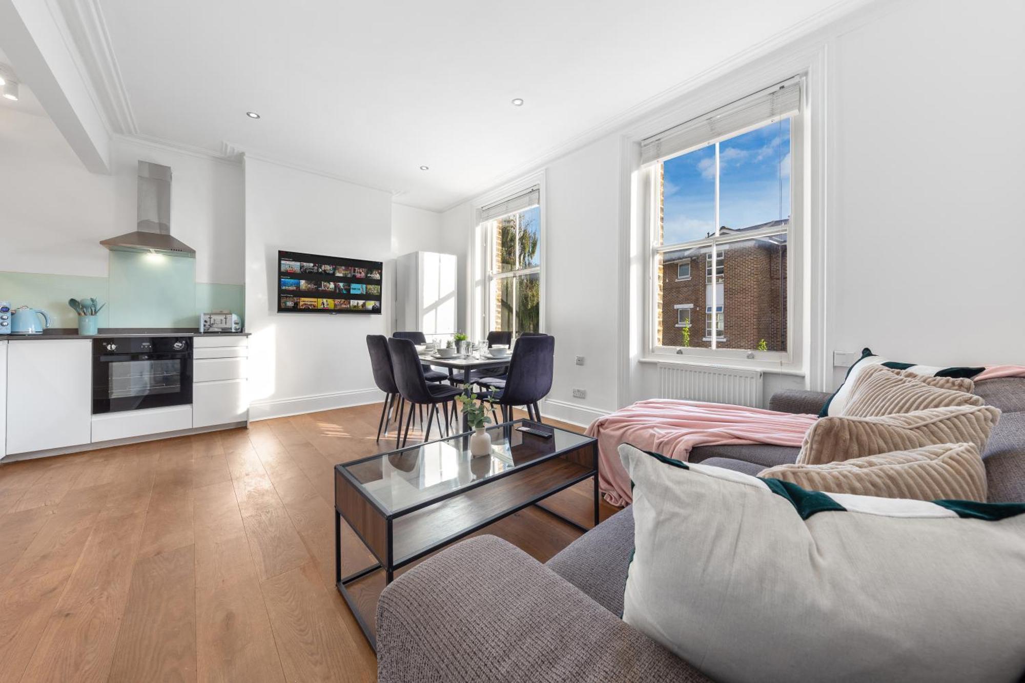 Luxury 4 Bedroom Flat With Stunning Shard View From Terrace In Central London! Next To Station, Sleeps 9 Buitenkant foto